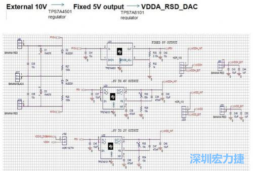 樣例電路板的原理圖