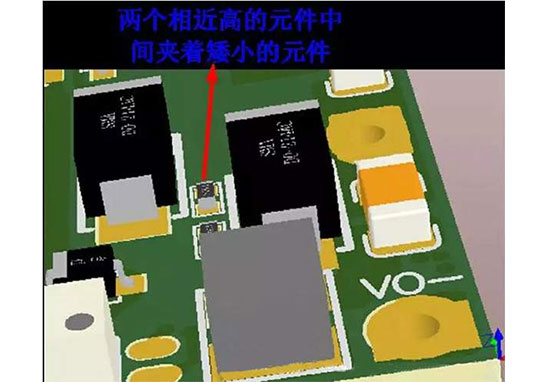 布局不合理的元器件說明